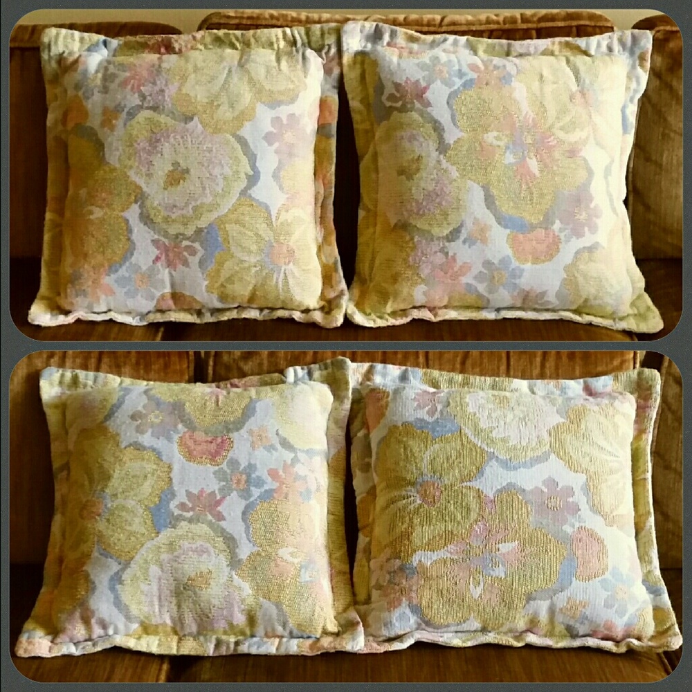 2 BROCADE THROW PILLOWS - Picture 2 of 4
